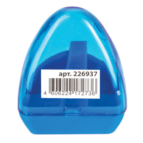 Точилка BRAUBERG BELL с контейнером, пластиковая, конусообразная, цвет корпуса Точилка BRAUBERG BELL с контейнером, пластиковая, конусообразная, цвет корпуса
