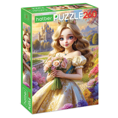 Пазл картонный "ВОЛШЕБНЫЕ МИРЫ" 260 элементов АССОРТИ, 220х330 мм,