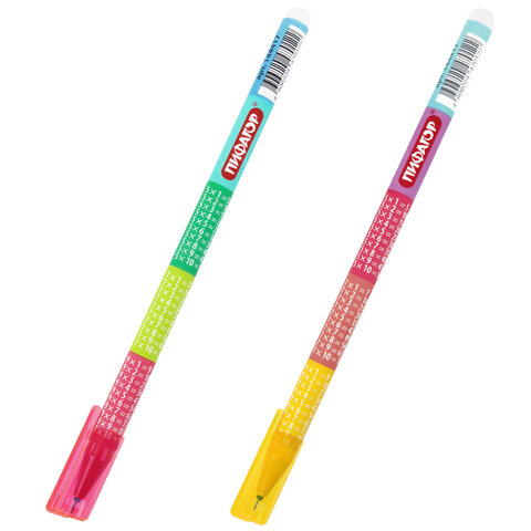 Ручка стираемая гелевая ПИФАГОР "ТАБЛИЦА УМНОЖЕНИЯ", СИНЯЯ, корпус Ручка стираемая гелевая ПИФАГОР "ТАБЛИЦА УМНОЖЕНИЯ", СИНЯЯ, корпус