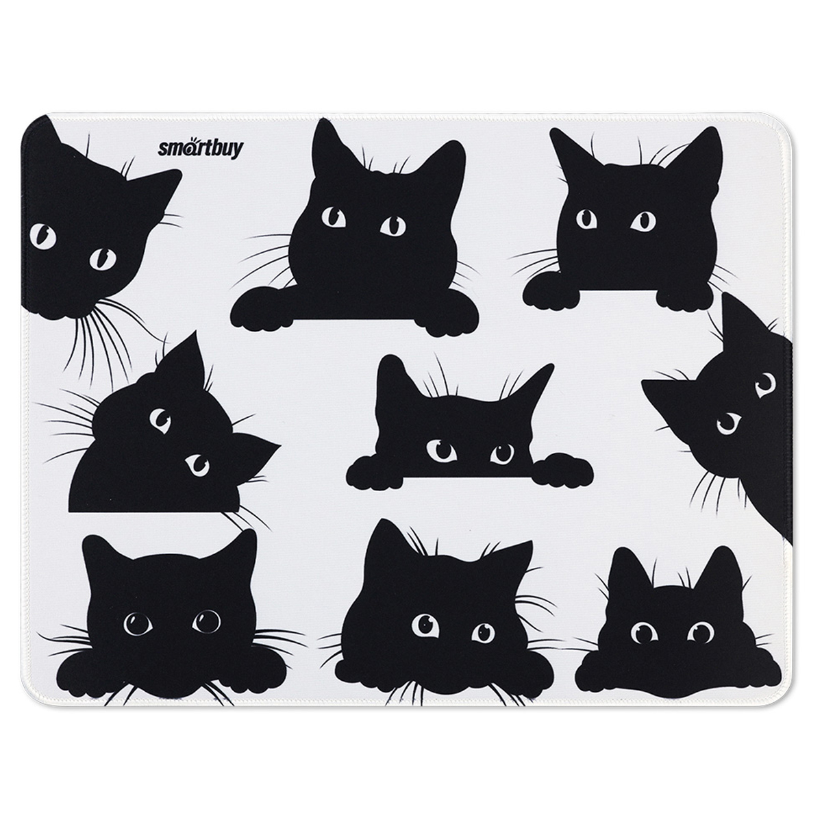 Коврик для мыши Smartbuy Cat-1, 360*270*3мм, ткань+резиновая основа Коврик для мыши Smartbuy Cat-1, 360*270*3мм, ткань+резиновая основа
