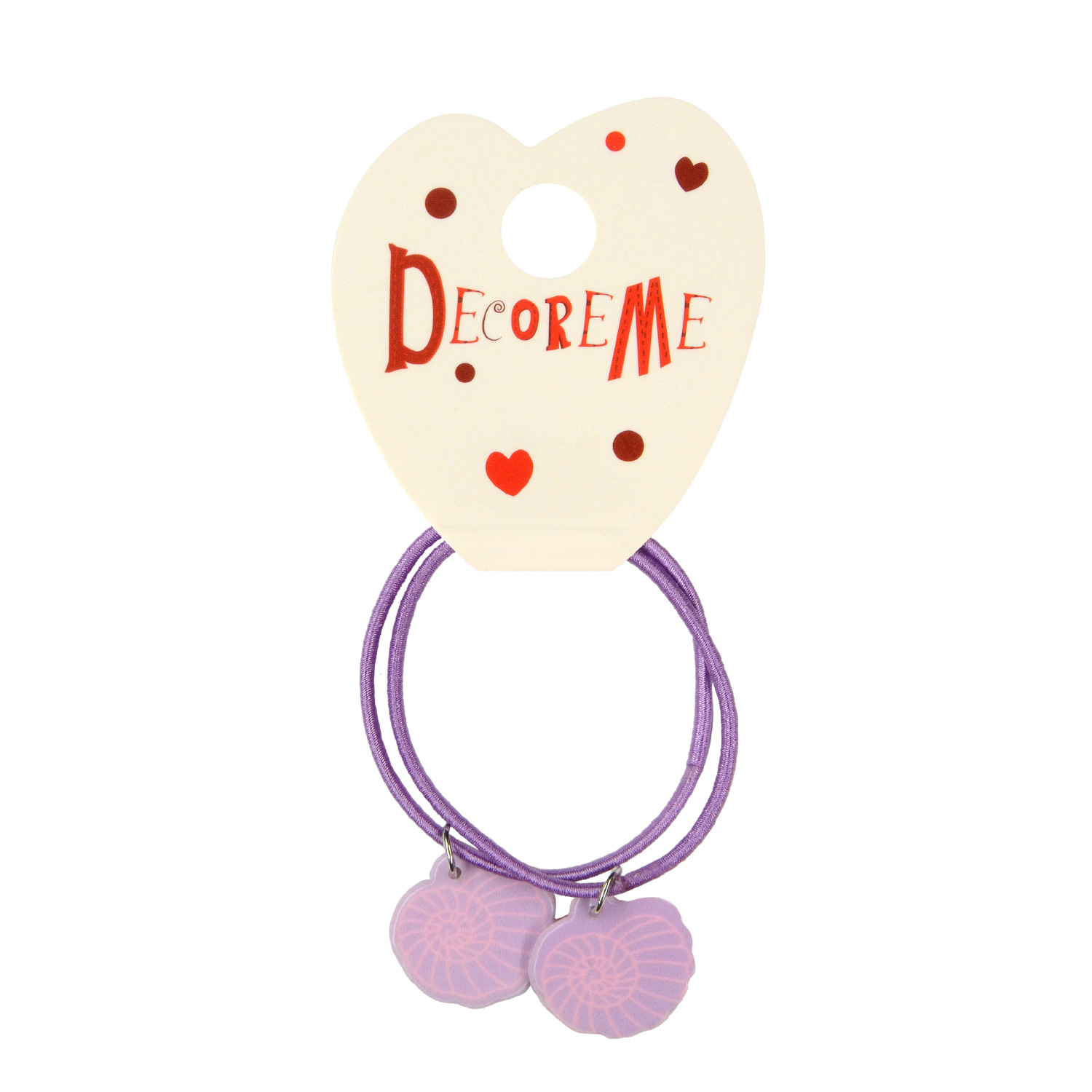 РЕЗИНКА ДЛЯ ВОЛОС "РАКУШКА" 2 ШТ, 3 ЦВЕТА