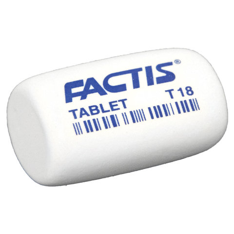 Резинка стирательная FACTIS Tablet T 18 (Испания), скошенный край, 45х28х13 мм, Резинка стирательная FACTIS Tablet T 18 (Испания), скошенный край, 45х28х13 мм,
