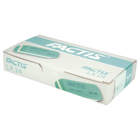 Резинка стирательная FACTIS LX 24 (Испания), прямоугольная, 55х20х12 мм, мягкая,