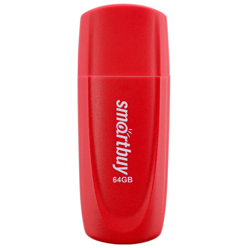 Память Smart Buy "Scout" 64GB, USB 2.0 Flash Drive, красный Память Smart Buy "Scout" 64GB, USB 2.0 Flash Drive, красный