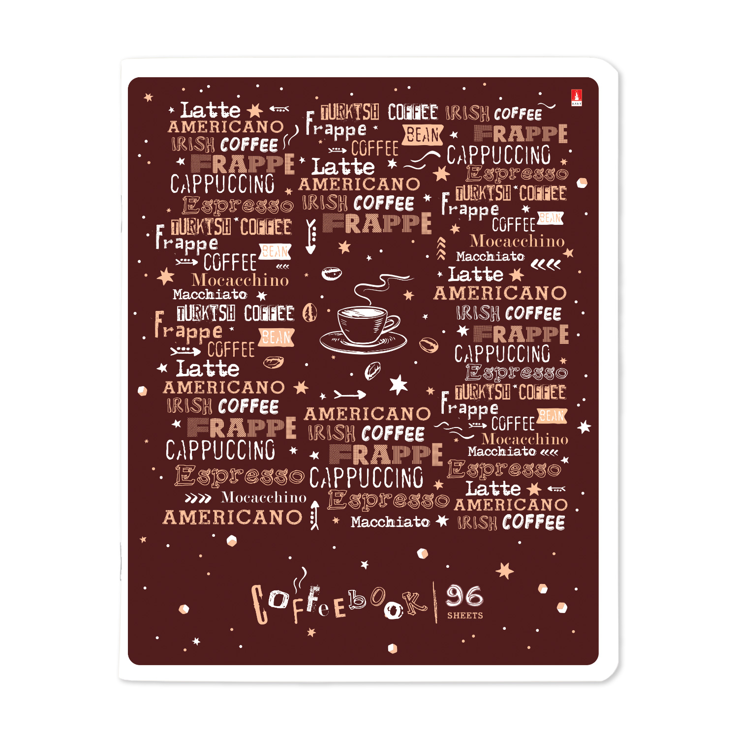 ТЕТРАДЬ 96Л. "COFFE TIME" 5 ВИДОВ