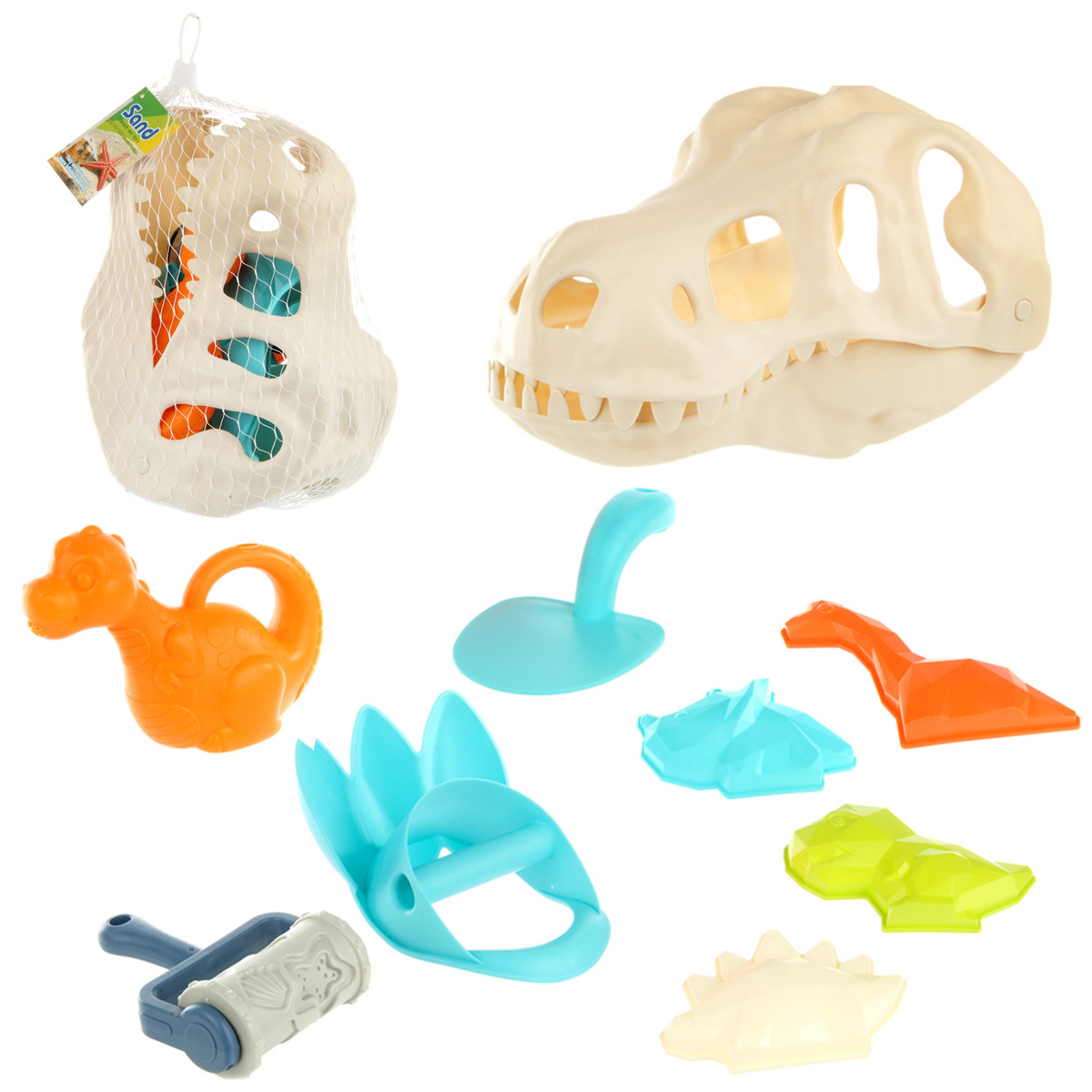 Песочный набор "Раскопки", 9 предметов, сетка Песочный набор "Раскопки", 9 предметов, сетка