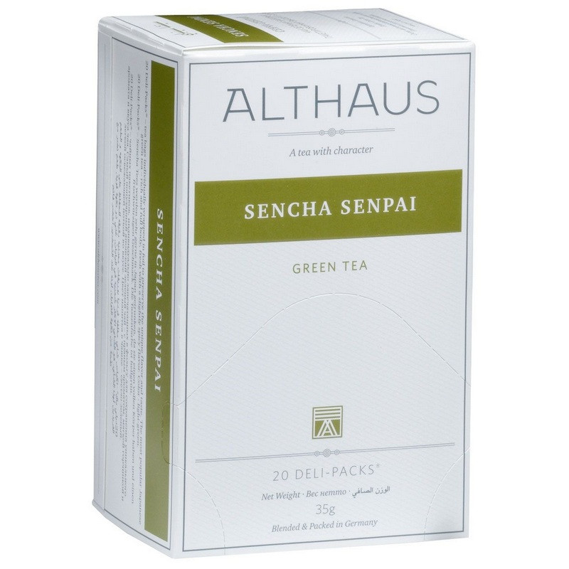 Чай Althaus Deli Packs Sencha Senpai 20 пакx1,75гр/уп Чай Althaus Deli Packs Sencha Senpai 20 пакx1,75гр/уп