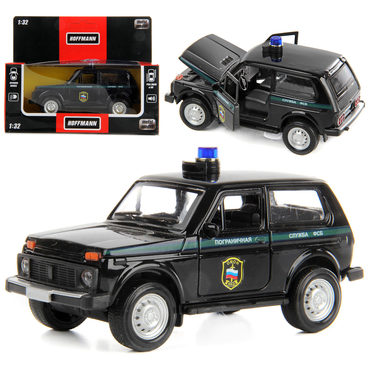 Машина металическая ВНЕДОРОЖНИК 4x4 ОХРАННАЯ СЛУЖБА-B 1:32, звук/свет, Машина металическая ВНЕДОРОЖНИК 4x4 ОХРАННАЯ СЛУЖБА-B 1:32, звук/свет,