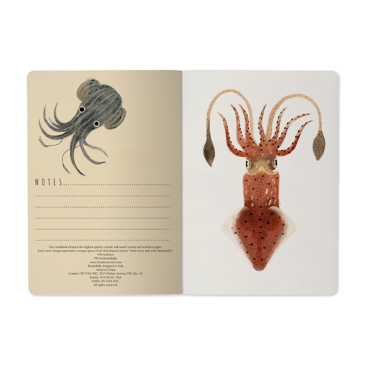 ТЕТРАДЬ А5, Bruno Visconti "Deep Sea", 40 листов, линейка ТЕТРАДЬ А5, Bruno Visconti "Deep Sea", 40 листов, линейка