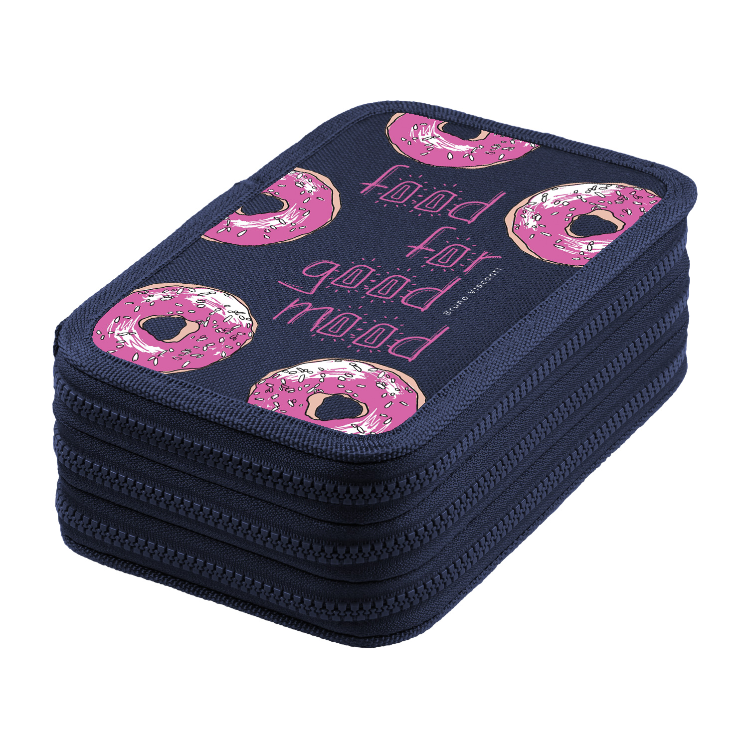 ПЕНАЛ НА МОЛНИИ СИНИЙ "СЛАДКОЕ НАСТРОЕНИЕ.ДОНАТ" , ТРИ ОТДЕЛЕНИЯ, 200 ПЕНАЛ НА МОЛНИИ СИНИЙ "СЛАДКОЕ НАСТРОЕНИЕ.ДОНАТ" , ТРИ ОТДЕЛЕНИЯ, 200