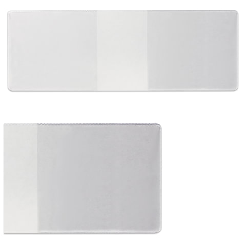 Обложка для студенческого билета, удостоверения, 74х106 мм, ПВХ, прозрачная, Обложка для студенческого билета, удостоверения, 74х106 мм, ПВХ, прозрачная,