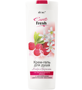 ВИТЭКС EXOTIC FRESH Крем-гель для душа ЯМБЕРИ И БЕРГАМОТ 500мл/20шт NEW, код 01 ВИТЭКС EXOTIC FRESH Крем-гель для душа ЯМБЕРИ И БЕРГАМОТ 500мл/20шт NEW, код 01