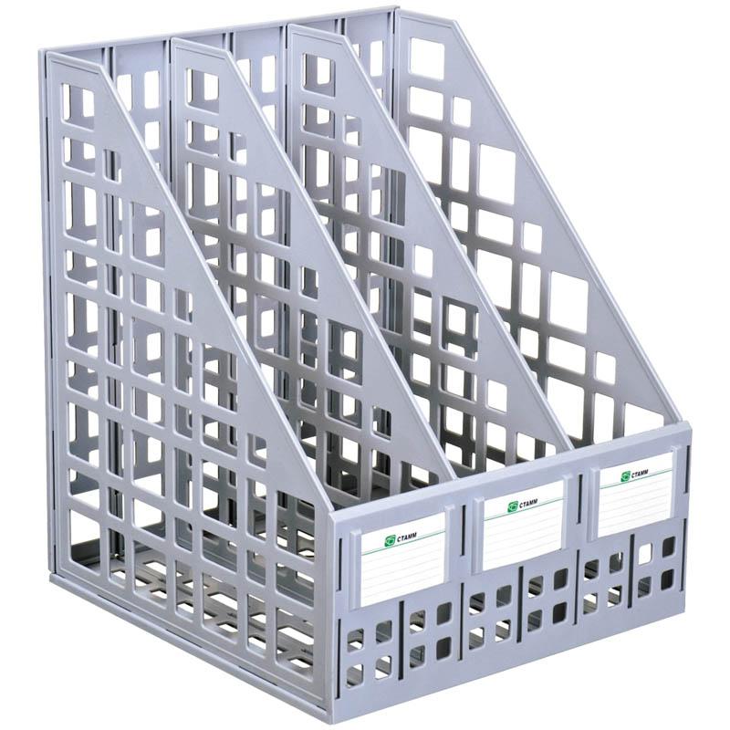 Лоток вертикальный сборный 3 отделения, серый: ЛТ80 штр.: 4620000637196 Лоток вертикальный сборный 3 отделения, серый: ЛТ80 штр.: 4620000637196