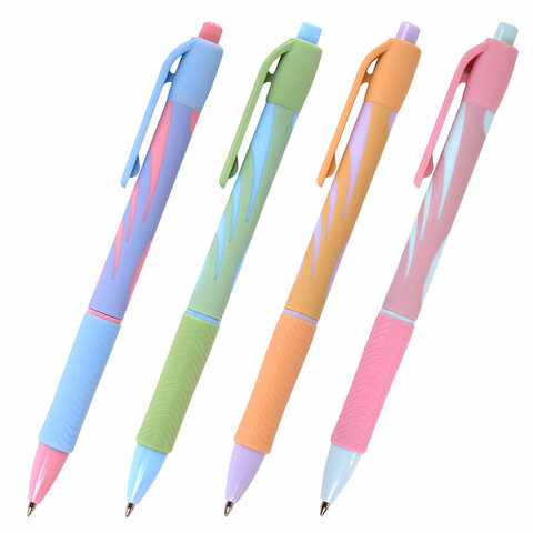 Ручка шариковая автоматическая BRAUBERG ULTRA-RT PASTEL, СИНЯЯ, 0,7 мм, линия Ручка шариковая автоматическая BRAUBERG ULTRA-RT PASTEL, СИНЯЯ, 0,7 мм, линия