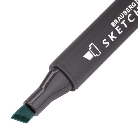 Маркер для скетчинга двусторонний 1 мм - 6 мм BRAUBERG ART CLASSIC, Маркер для скетчинга двусторонний 1 мм - 6 мм BRAUBERG ART CLASSIC,