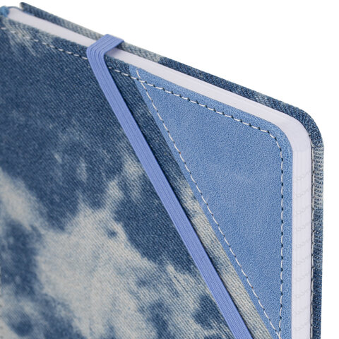 Блокнот А5 135x210 мм BRAUBERG "Denim", ткань/экокожа, резинка, Блокнот А5 135x210 мм BRAUBERG "Denim", ткань/экокожа, резинка,