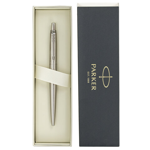 Ручка шариковая PARKER "Jotter Core Stainless Steel CT", ежедневник А5 Ручка шариковая PARKER "Jotter Core Stainless Steel CT", ежедневник А5