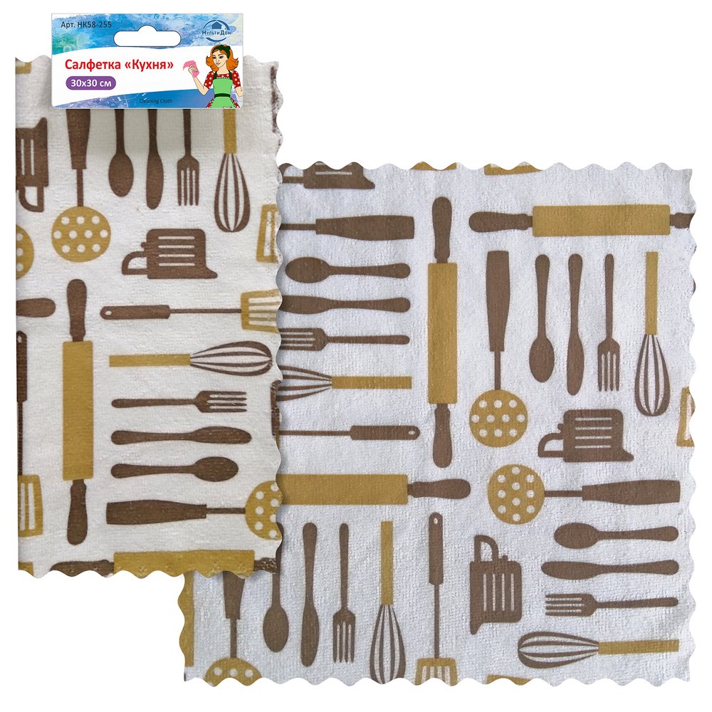 Салфетка "Кухня". Размер 30х30см. Салфетка "Кухня". Размер 30х30см.