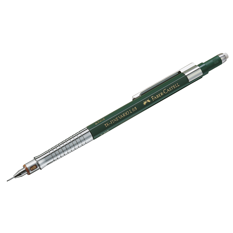 Карандаш механический Faber-Castell "TK-Fine Vario L", HB, 0,5мм, с Карандаш механический Faber-Castell "TK-Fine Vario L", HB, 0,5мм, с