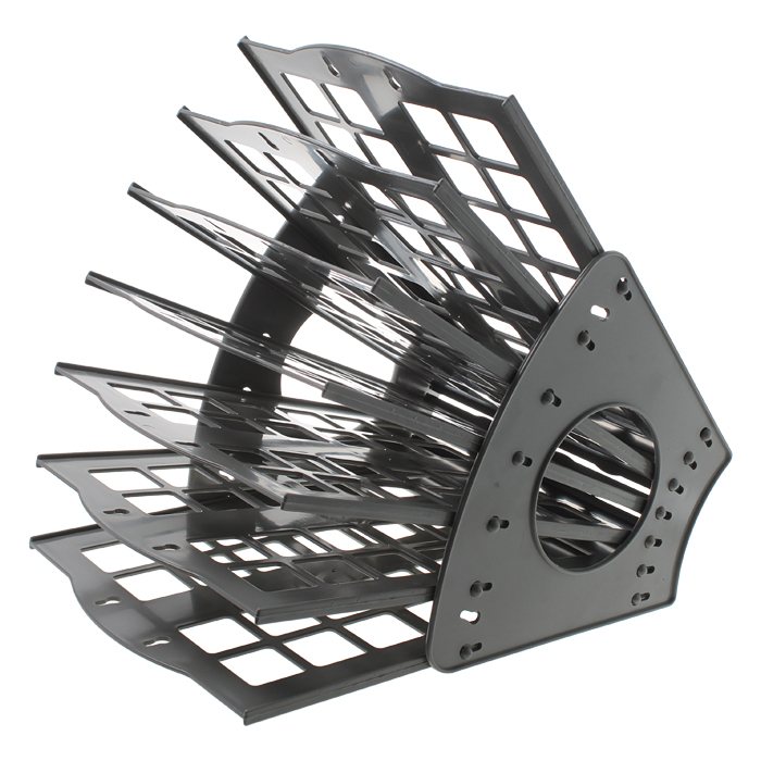 Лоток вертикально-гориз. 7-ми секционный серый РБ Лоток вертикально-гориз. 7-ми секционный серый РБ