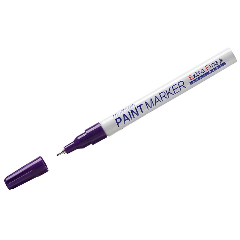 Маркер-краска MunHwa "Extra Fine Paint Marker" фиолетовая, 1мм, Маркер-краска MunHwa "Extra Fine Paint Marker" фиолетовая, 1мм,