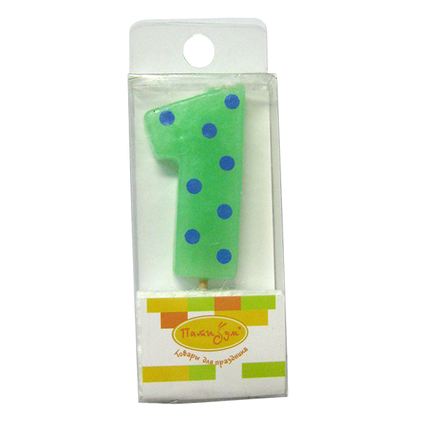 Свеча 5см Цифрамини 1 Свеча 5см Цифрамини 1