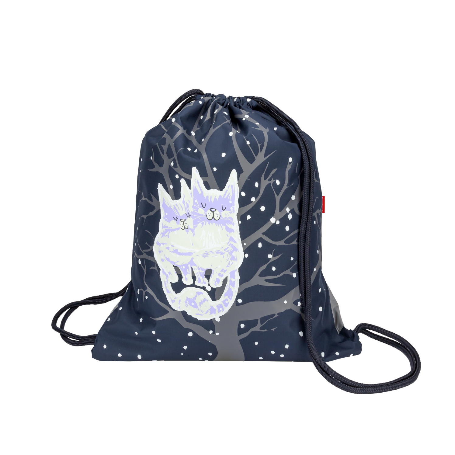 МЕШОК ДЛЯ ОБУВИ СИНИЙ "НЕЖНЫЕ КОТИКИ" 44 х 54 см МЕШОК ДЛЯ ОБУВИ СИНИЙ "НЕЖНЫЕ КОТИКИ" 44 х 54 см