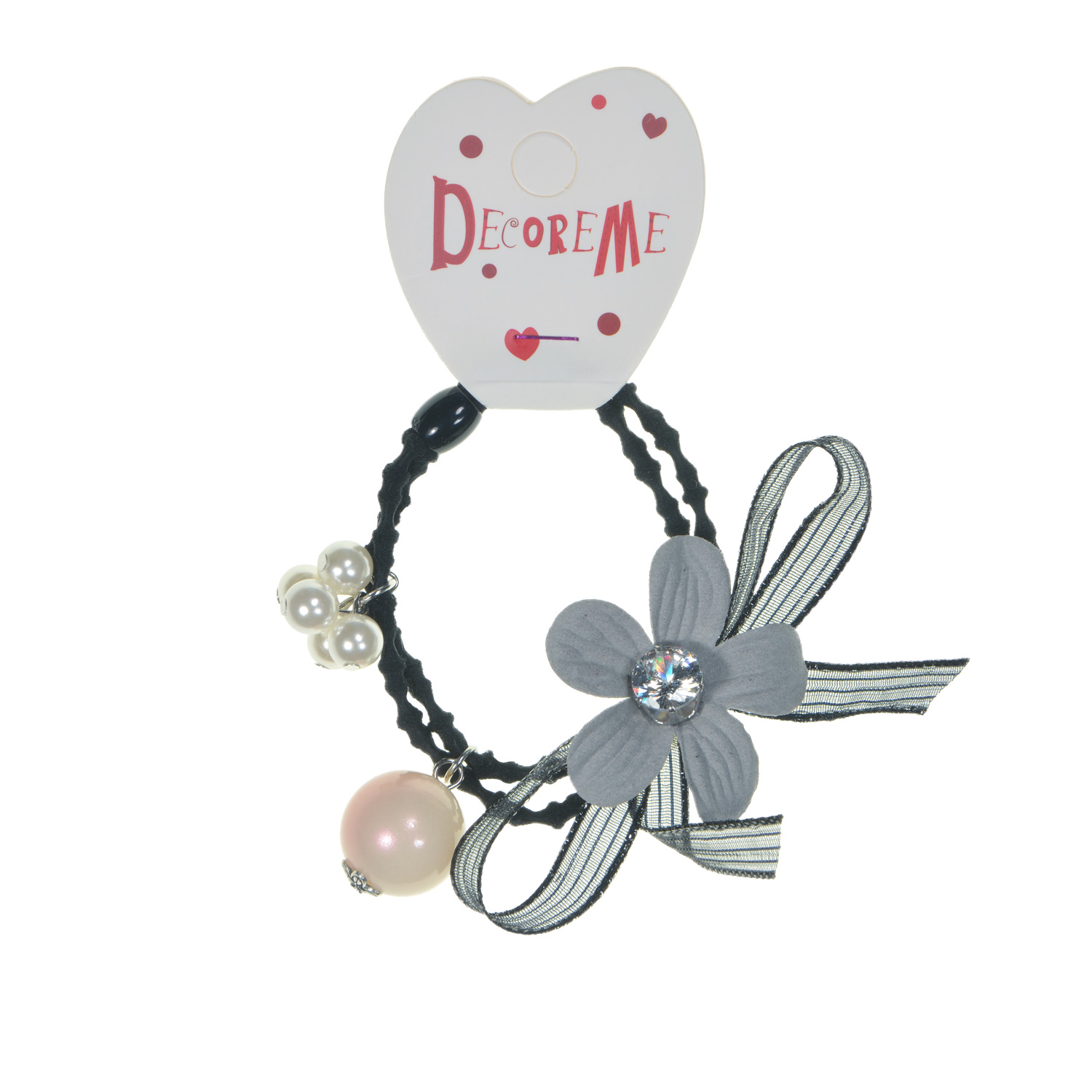 РЕЗИНКА ДЛЯ ВОЛОС "НОЧНАЯ ПРОГУЛКА" 1 ШТ, 4 ЦВЕТА