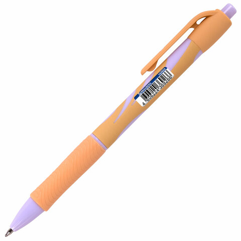 Ручка шариковая автоматическая BRAUBERG ULTRA-RT PASTEL, СИНЯЯ, 0,7 мм, линия Ручка шариковая автоматическая BRAUBERG ULTRA-RT PASTEL, СИНЯЯ, 0,7 мм, линия