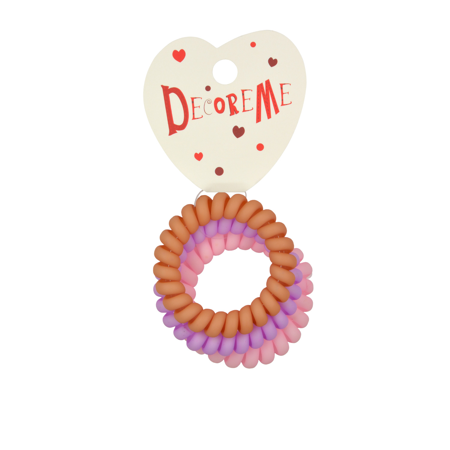 РЕЗИНКА ДЛЯ ВОЛОС СПИРАЛЬНАЯ МАТОВАЯ 3 ШТ МИКС РЕЗИНКА ДЛЯ ВОЛОС СПИРАЛЬНАЯ МАТОВАЯ 3 ШТ МИКС