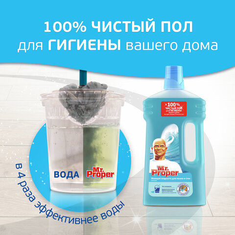 Средство для мытья пола и стен 1 л, MR.PROPER (Мистер Пропер), Средство для мытья пола и стен 1 л, MR.PROPER (Мистер Пропер),