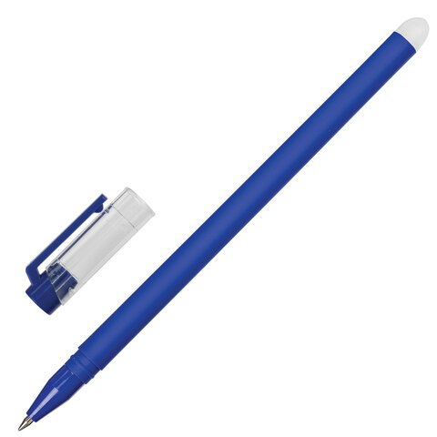 Ручка стираемая гелевая STAFF ERASE, СИНЯЯ, + 5 сменных стержней, узел 0,5 мм, Ручка стираемая гелевая STAFF ERASE, СИНЯЯ, + 5 сменных стержней, узел 0,5 мм,
