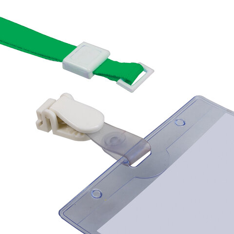 Лента для бейджей, 45 см, съемный пластиковый клип-замок с петелькой, ЗЕЛЕНАЯ, Лента для бейджей, 45 см, съемный пластиковый клип-замок с петелькой, ЗЕЛЕНАЯ,