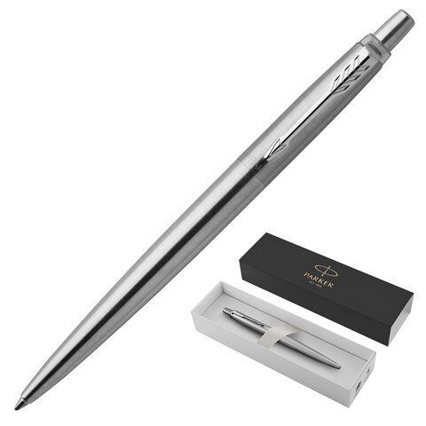 Ручка шариковая PARKER "Jotter Core Stainless Steel CT", корпус