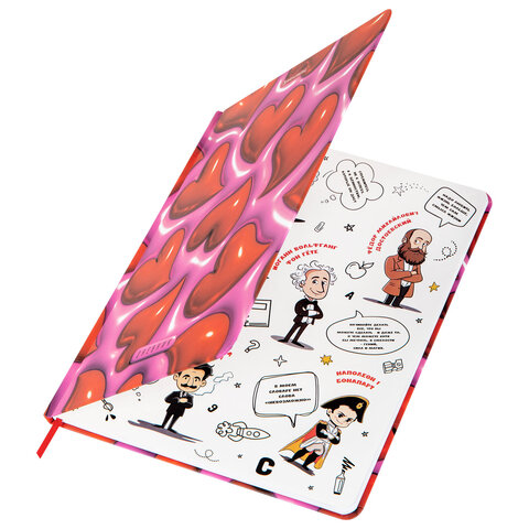 Дневник 1-11 класс 48 л., твердый, BRAUBERG, матовая ламинация, резинка,