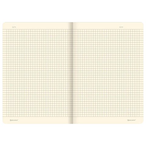 Тетрадь 40 л. в клетку обложка КРАФТ, бежевая бумага 70 г/м2, сшивка, А5