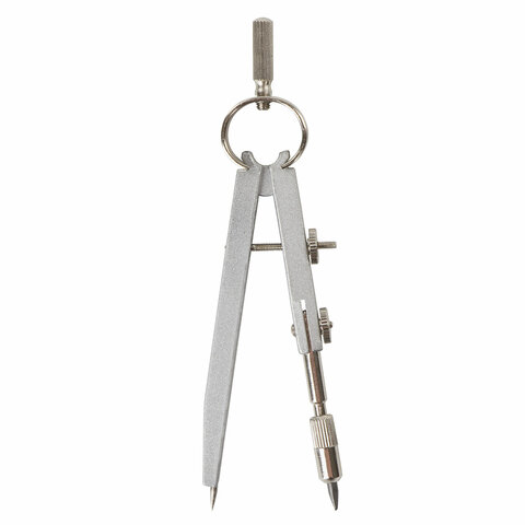 Готовальня BRAUBERG "Klasse", 7 предметов: циркуль+кронциркуль,