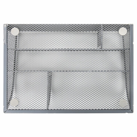 Подставка-органайзер BRAUBERG "Germanium", 5 секций, 255х180х105 мм, Подставка-органайзер BRAUBERG "Germanium", 5 секций, 255х180х105 мм,