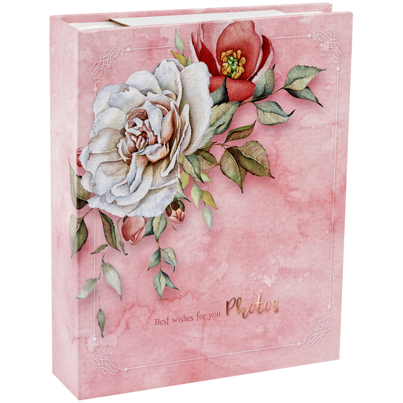 Фотоальбом 200 фото 10*15см, ArtSpace "Wild Rose", ПП карман Фотоальбом 200 фото 10*15см, ArtSpace "Wild Rose", ПП карман