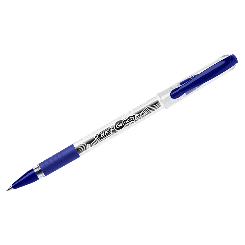 Ручка гелевая Bic "Gelocity Stic" синяя, 0,5мм, грип Ручка гелевая Bic "Gelocity Stic" синяя, 0,5мм, грип