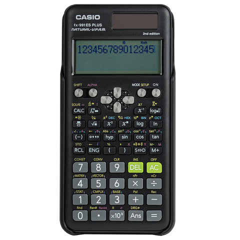 Калькулятор инженерный CASIO FX-991ESPLUS-SBEHD (162х80 мм), 417 функций,