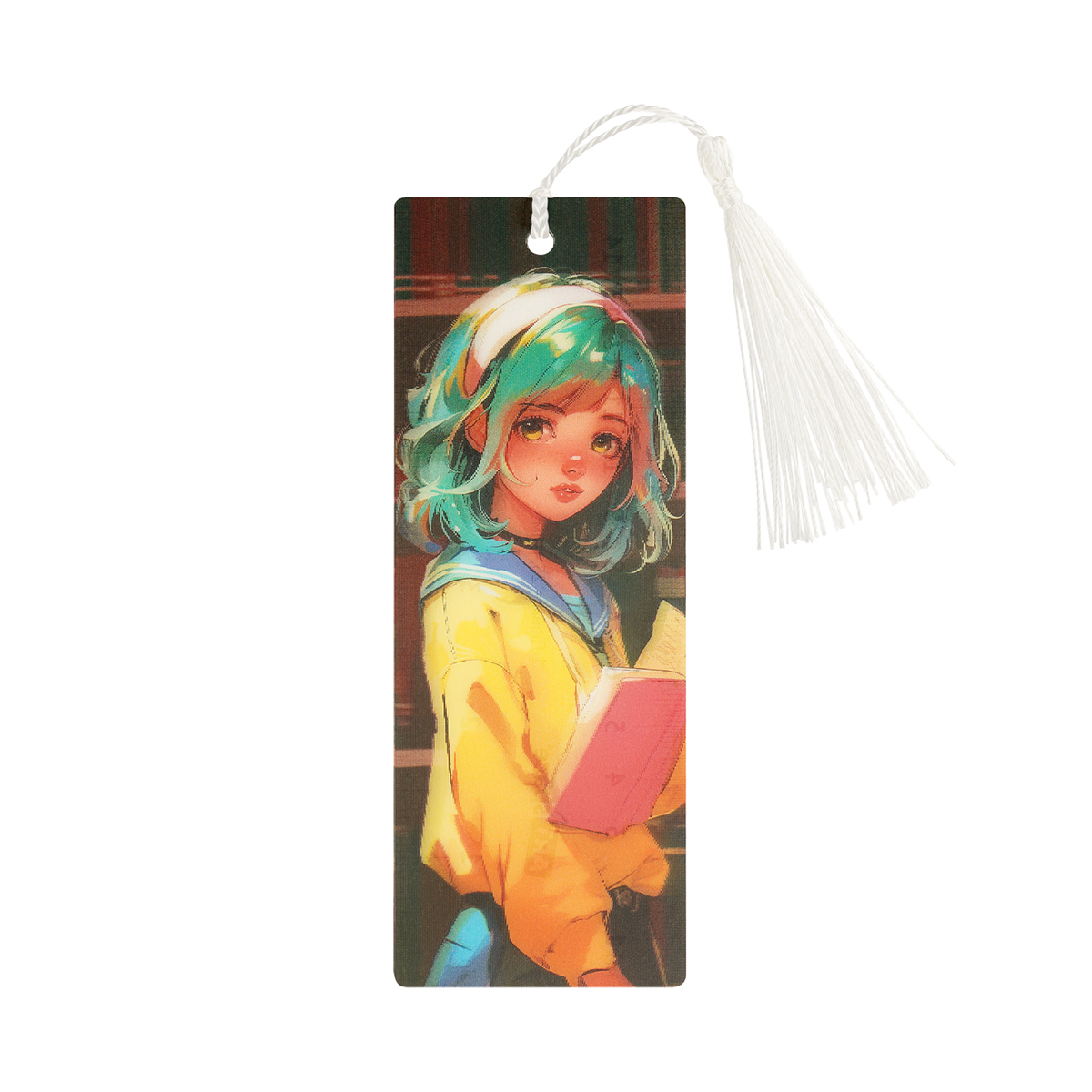 Закладка для книг 3D с линейкой, 150*55мм, ArtSpace "Anime girl", Закладка для книг 3D с линейкой, 150*55мм, ArtSpace "Anime girl",