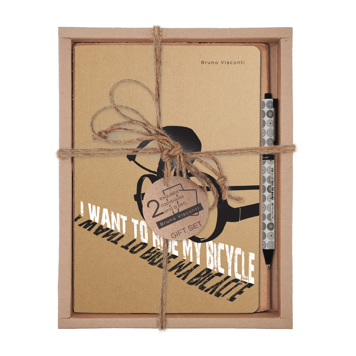 НАБОР ПОДАРОЧНЫЙ "BICYCLE" (ДВЕ ТЕТРАДИ BV И РУЧКА) НАБОР ПОДАРОЧНЫЙ "BICYCLE" (ДВЕ ТЕТРАДИ BV И РУЧКА)