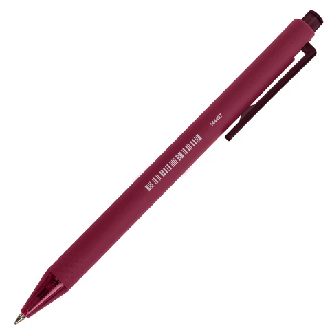 Ручка шариковая автоматическая BRAUBERG "VIVID", корпус soft-touch,