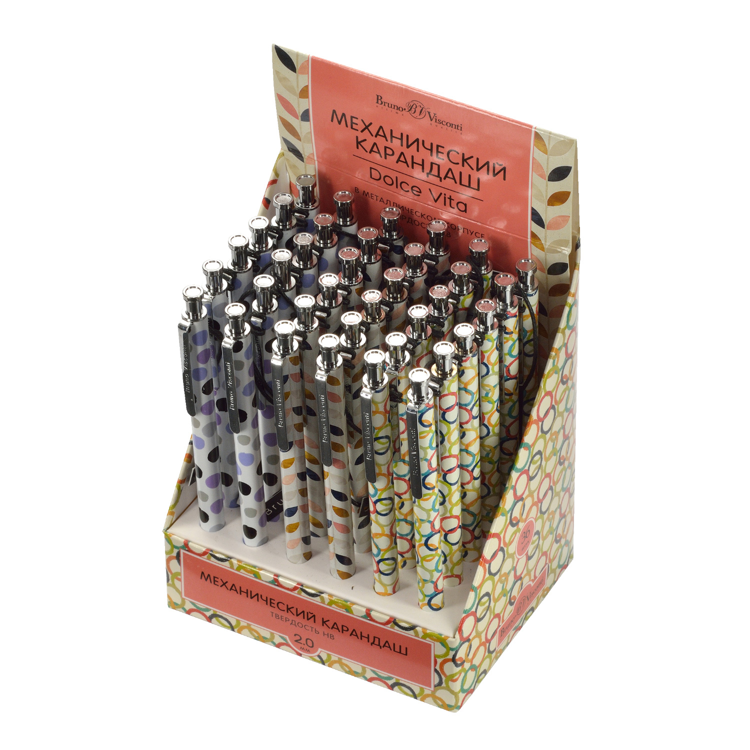 КАРАНДАШ МЕХАНИЧЕСКИЙ MЕТАЛЛИЧЕСКИЙ "Dolce Vita.Графика" 2 ММ, КАРАНДАШ МЕХАНИЧЕСКИЙ MЕТАЛЛИЧЕСКИЙ "Dolce Vita.Графика" 2 ММ,