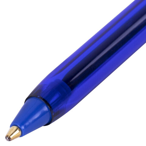 Ручки шариковые BRAUBERG X-30 CLASSIC, КОМПЛЕКТ 12 ШТ., СИНИЕ, пишущий узел 1