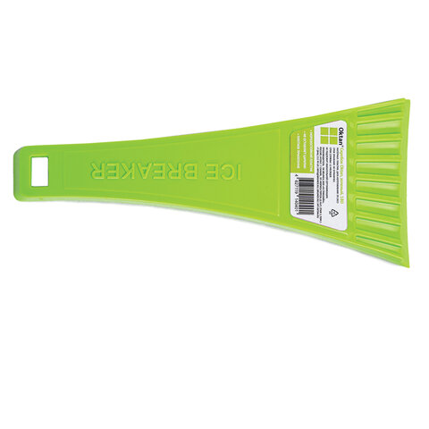 Скребок автомобильный зеленый, 18 см, OKTAN, пластиковый, А3-01-06 Скребок автомобильный зеленый, 18 см, OKTAN, пластиковый, А3-01-06