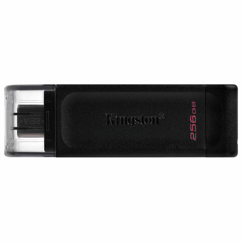 Флеш-диск 256 GB KINGSTON DataTraveler 70, разъем Type-C 3.2, черный, DT70/256GB Флеш-диск 256 GB KINGSTON DataTraveler 70, разъем Type-C 3.2, черный, DT70/256GB