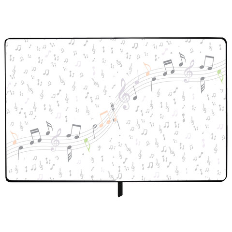 Дневник для музыкальной школы 170х215 мм, 48 л., обложка кожзам твердая, фольга,