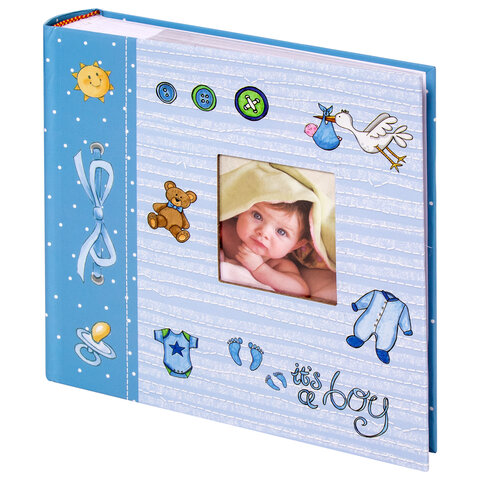 Фотоальбом BRAUBERG "It's a boy" на 200 фото 10х15 см, твердая Фотоальбом BRAUBERG "It's a boy" на 200 фото 10х15 см, твердая
